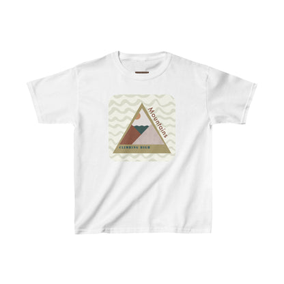 Climbing High Mountains Boys Cotton Tee - I Love Your Faith Co.