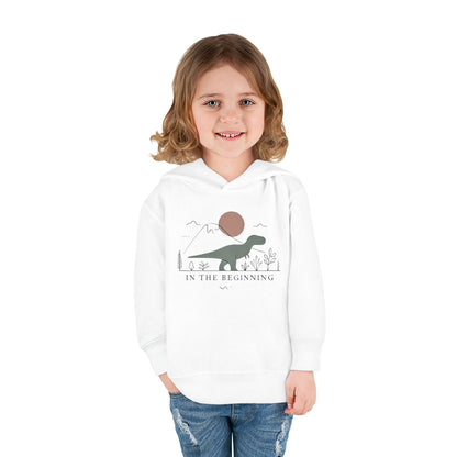 2T-6T Boys Toddler In The Beginning Pullover Fleece Hoodie