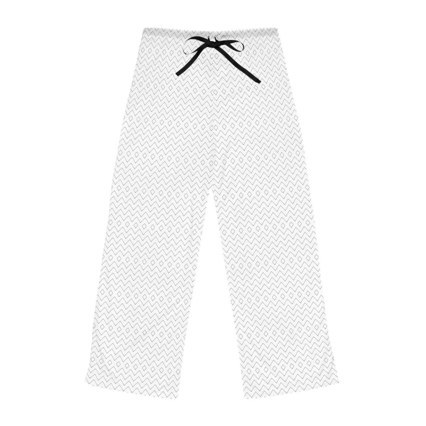 Women's Zig Zag and Diamonds Drawstring Pajama Pants - I Love Your Faith Co.