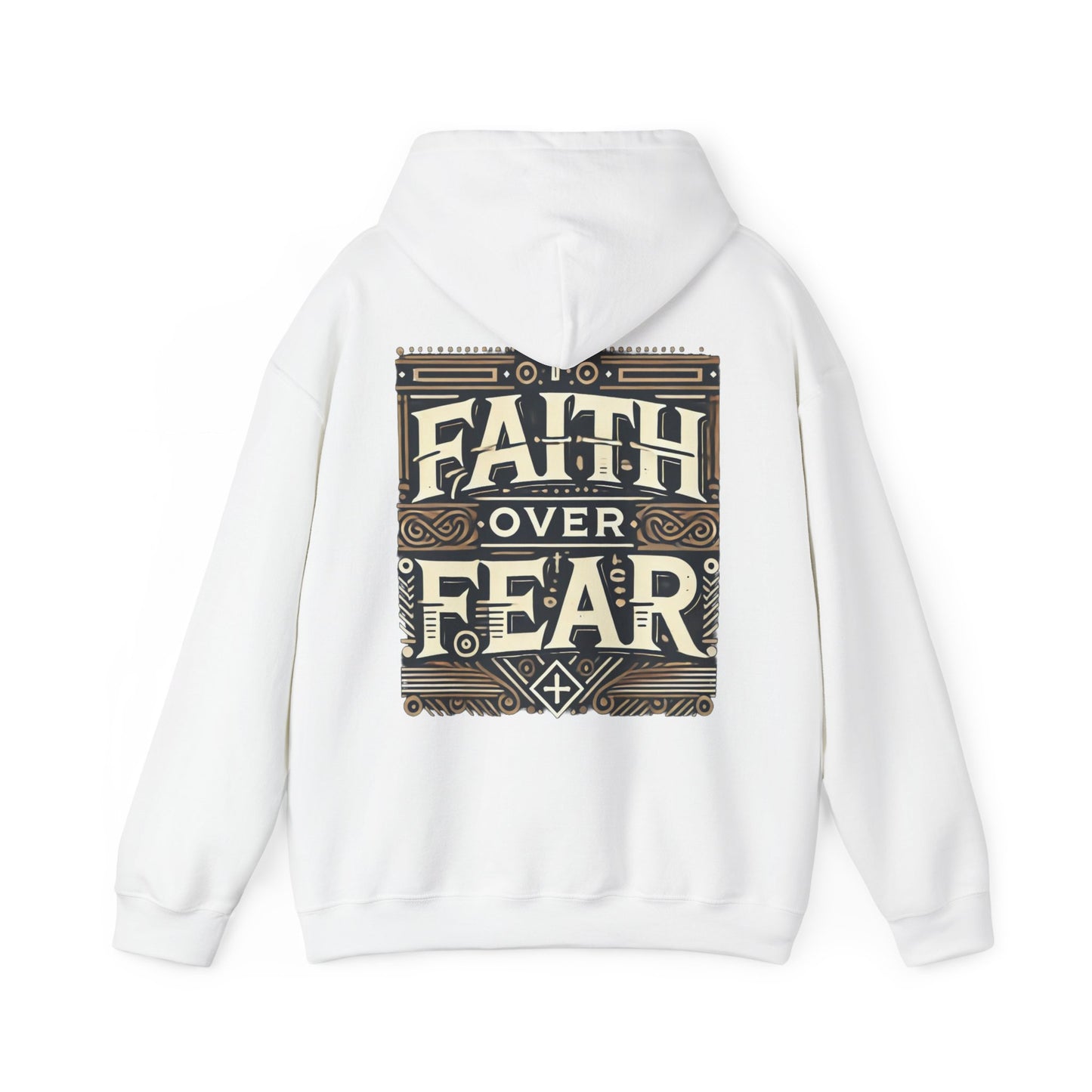 Unisex Faith Over Fear Unisex Hoodie - Inspirational and Stylish Hooded Sweatshirt