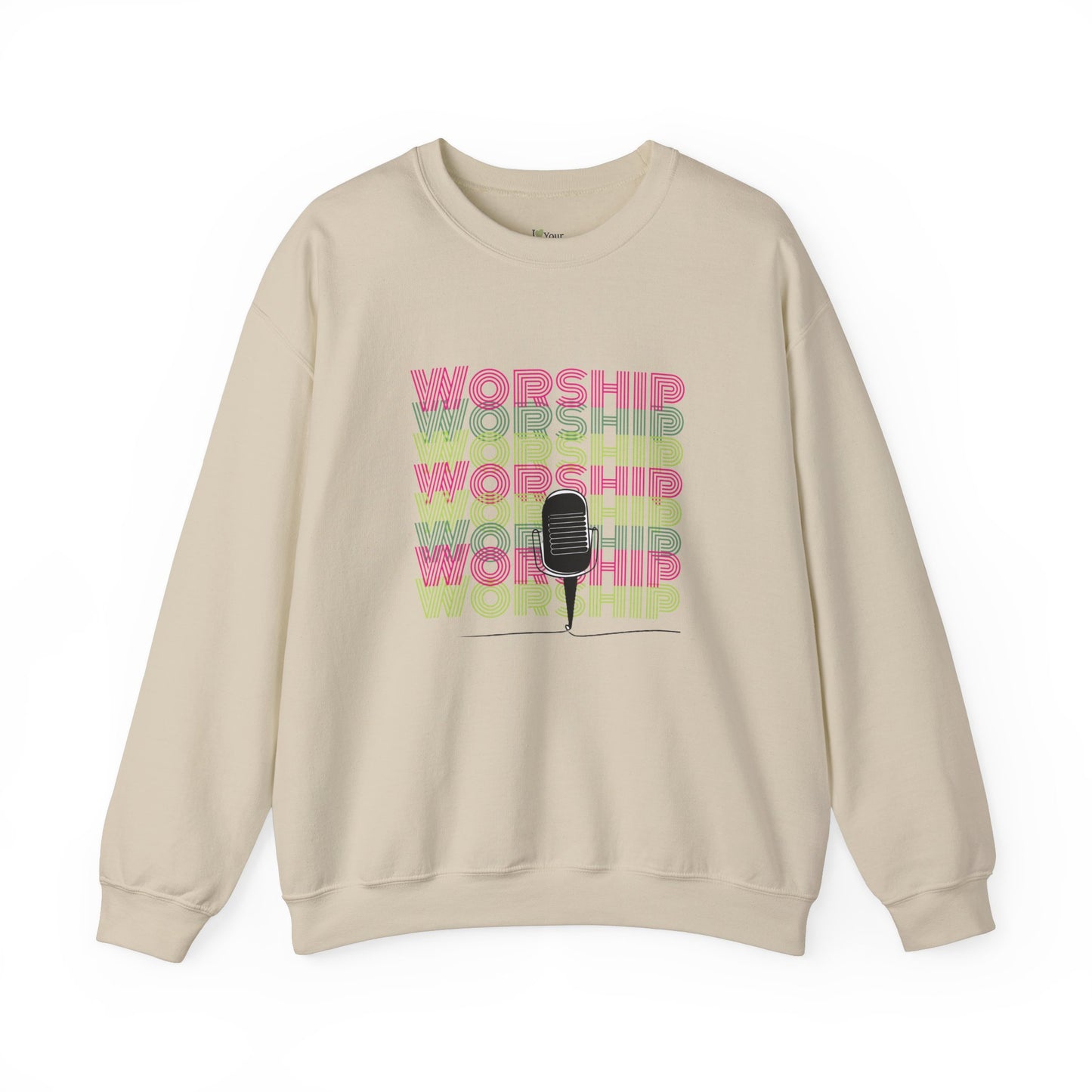 Worship and My Microphone Women's Sweatshirt