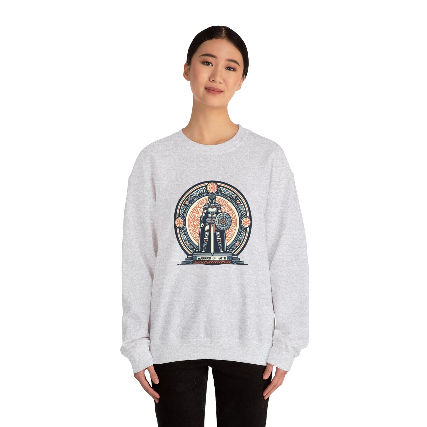 Unisex Warrior of Faith Sweatshirt – Inspirational Armor of God Pullover