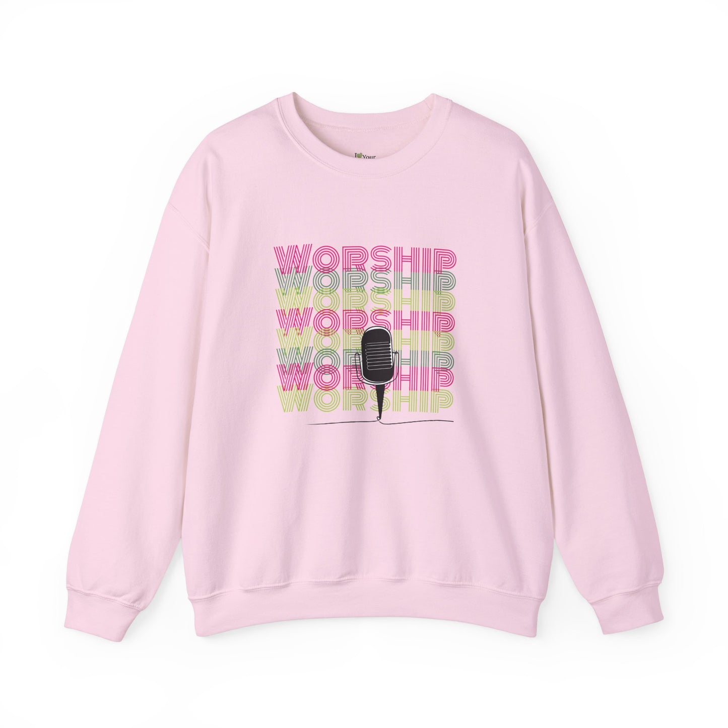 Worship and My Microphone Women's Sweatshirt