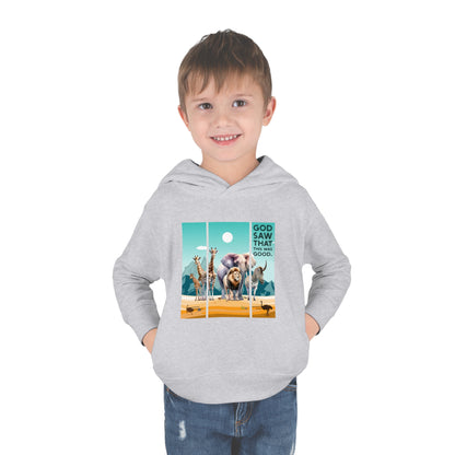 2T-6T Toddler Toddler ‘God Saw That This Was Good’ Hoodie – Animal Kingdom Pullover