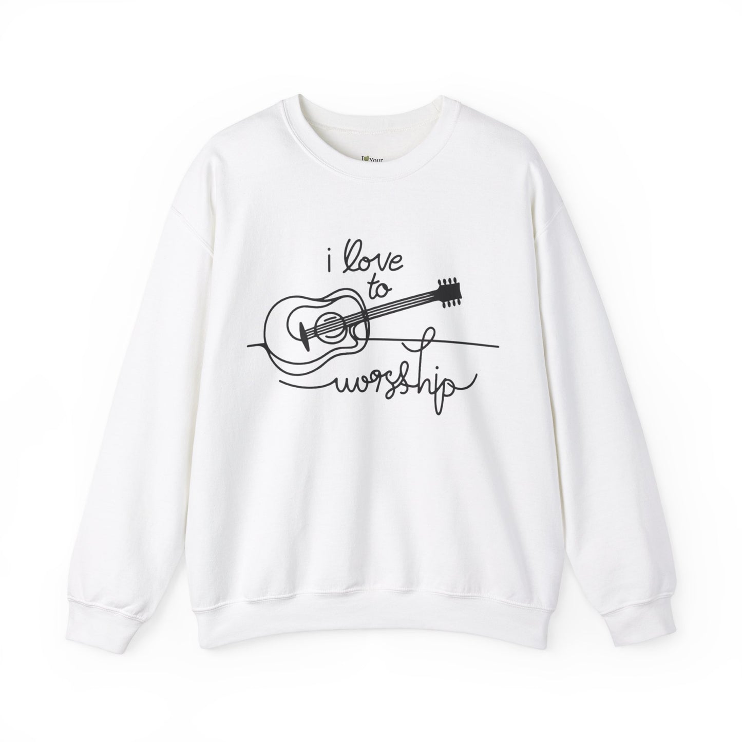 Love to Worship Women's Sweat Shirt- Ash Color