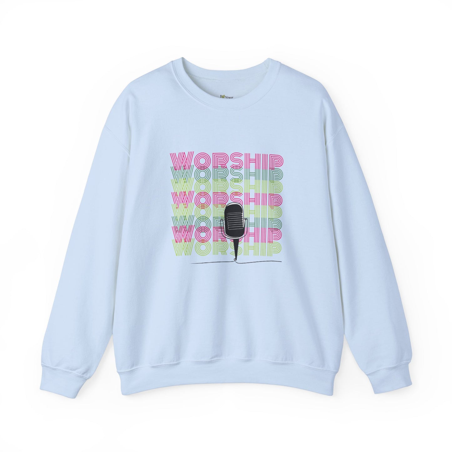 Worship and My Microphone Women's Sweatshirt