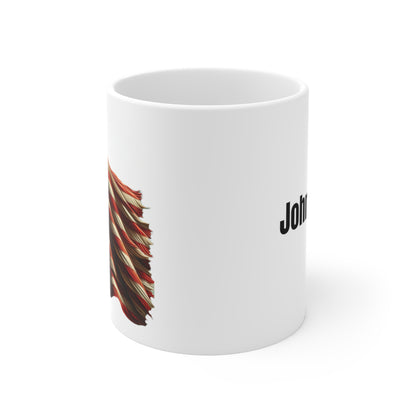 John 3:16 Flag Coffee Mug 11oz - I Love Your Faith Co.