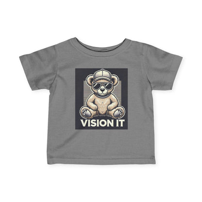 6M-24M Toddler, Vision It Toddler T-Shirt – Cool Bear Graphic Tee for Kids