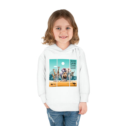 2T-6T Toddler Toddler ‘God Saw That This Was Good’ Hoodie – Animal Kingdom Pullover