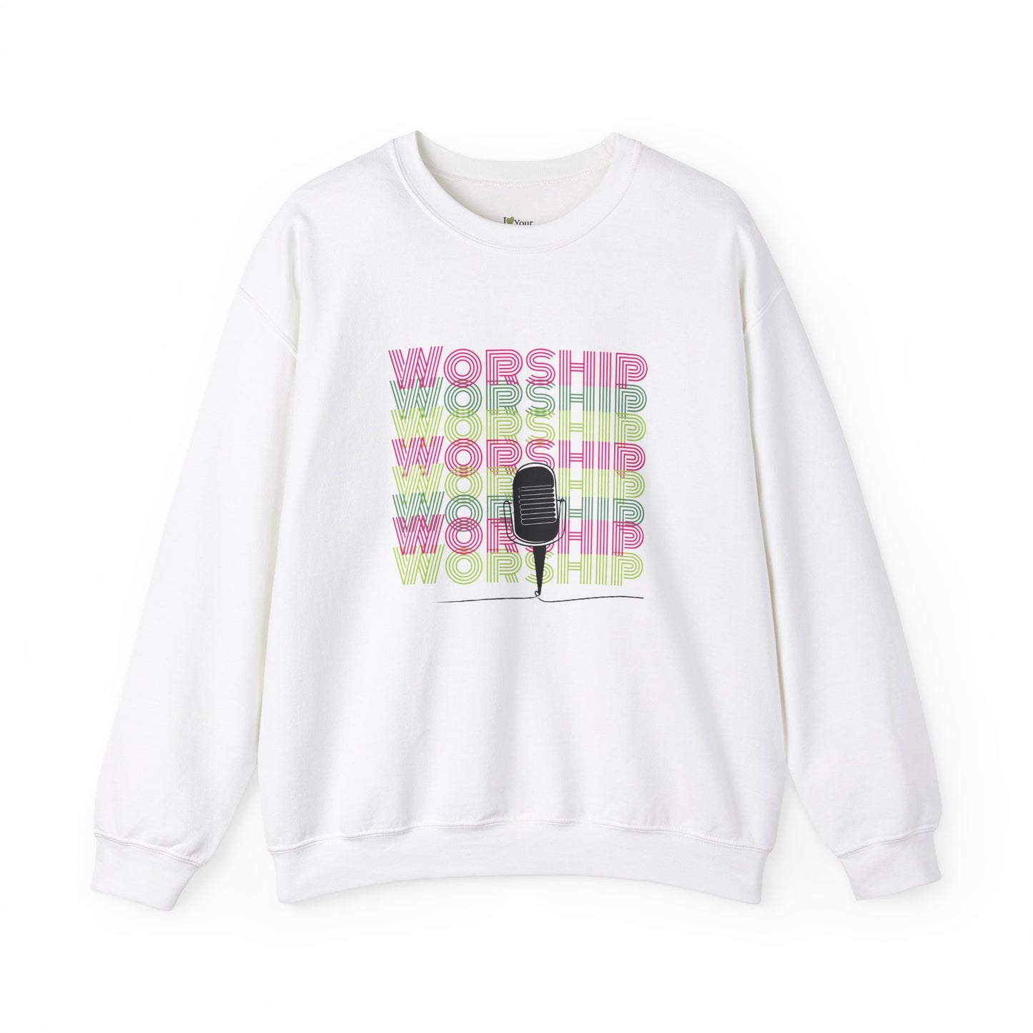 Worship and My Microphone Women's Sweatshirt