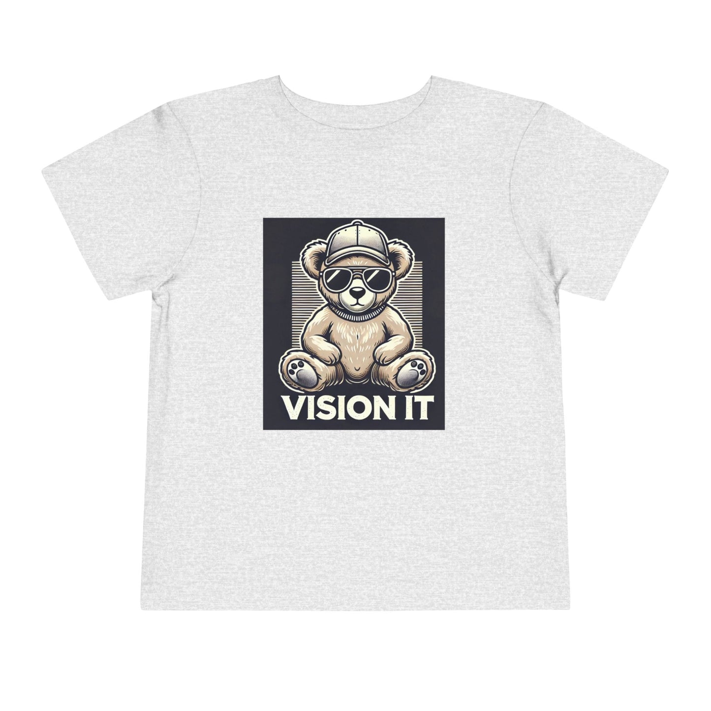 2T-6T Toddler, Vision It Toddler T-Shirt – Cool Bear Graphic Tee for Kids