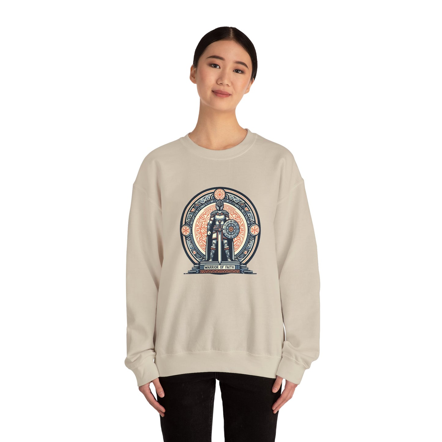 Unisex Warrior of Faith Sweatshirt – Inspirational Armor of God Pullover