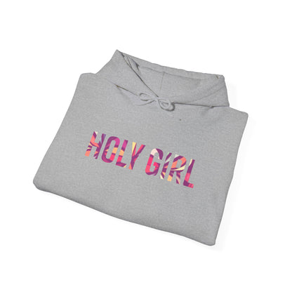 Holy Girl Hoodie – Faith-Inspired Cozy Pullover for Women