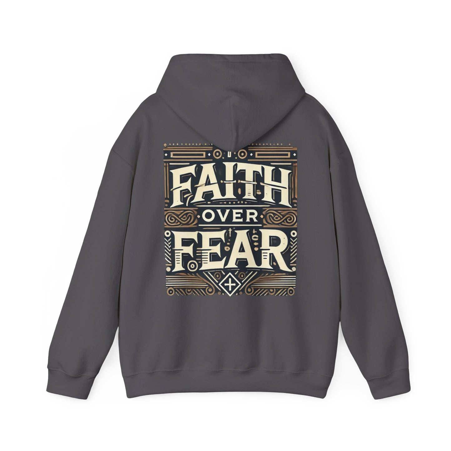 Unisex Faith Over Fear Unisex Hoodie - Inspirational and Stylish Hooded Sweatshirt