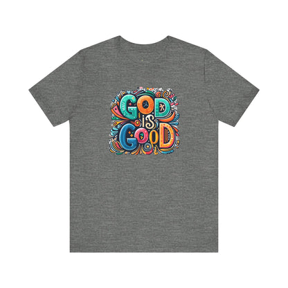 God is Good, Women’s Jersey Short Sleeve Tee - I Love Your Faith Co.