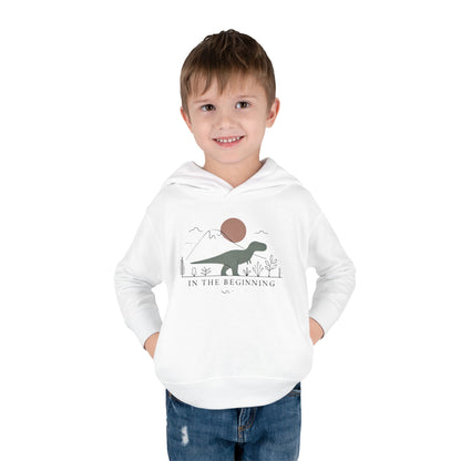 2T-6T Boys Toddler In The Beginning Pullover Fleece Hoodie