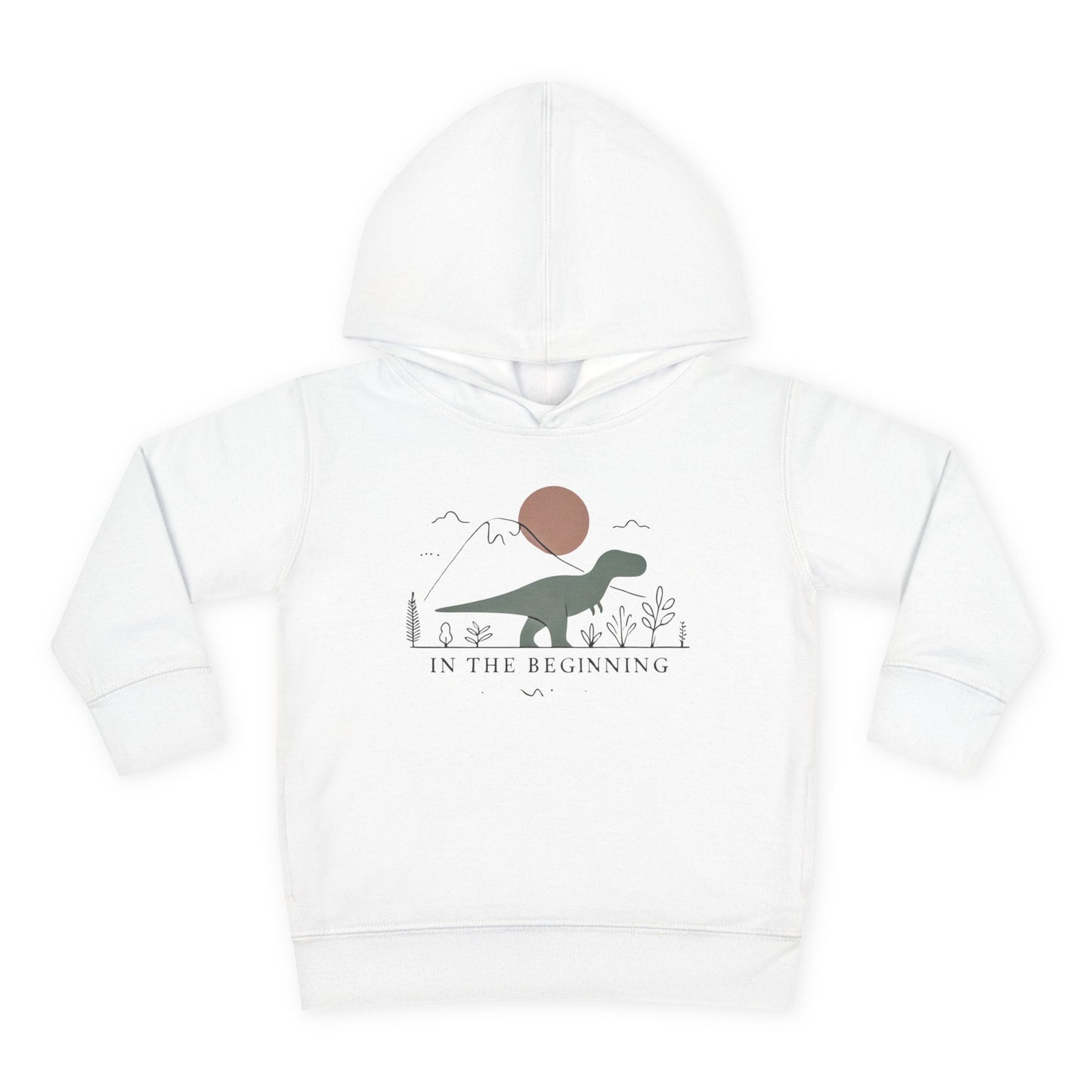 2T-6T Boys Toddler In The Beginning Pullover Fleece Hoodie