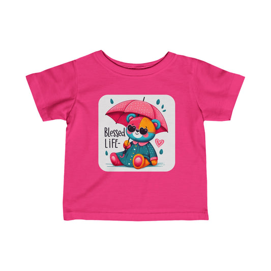 Infant-Toddler Blessed Life, Jersey Tee - I Love Your Faith Co.