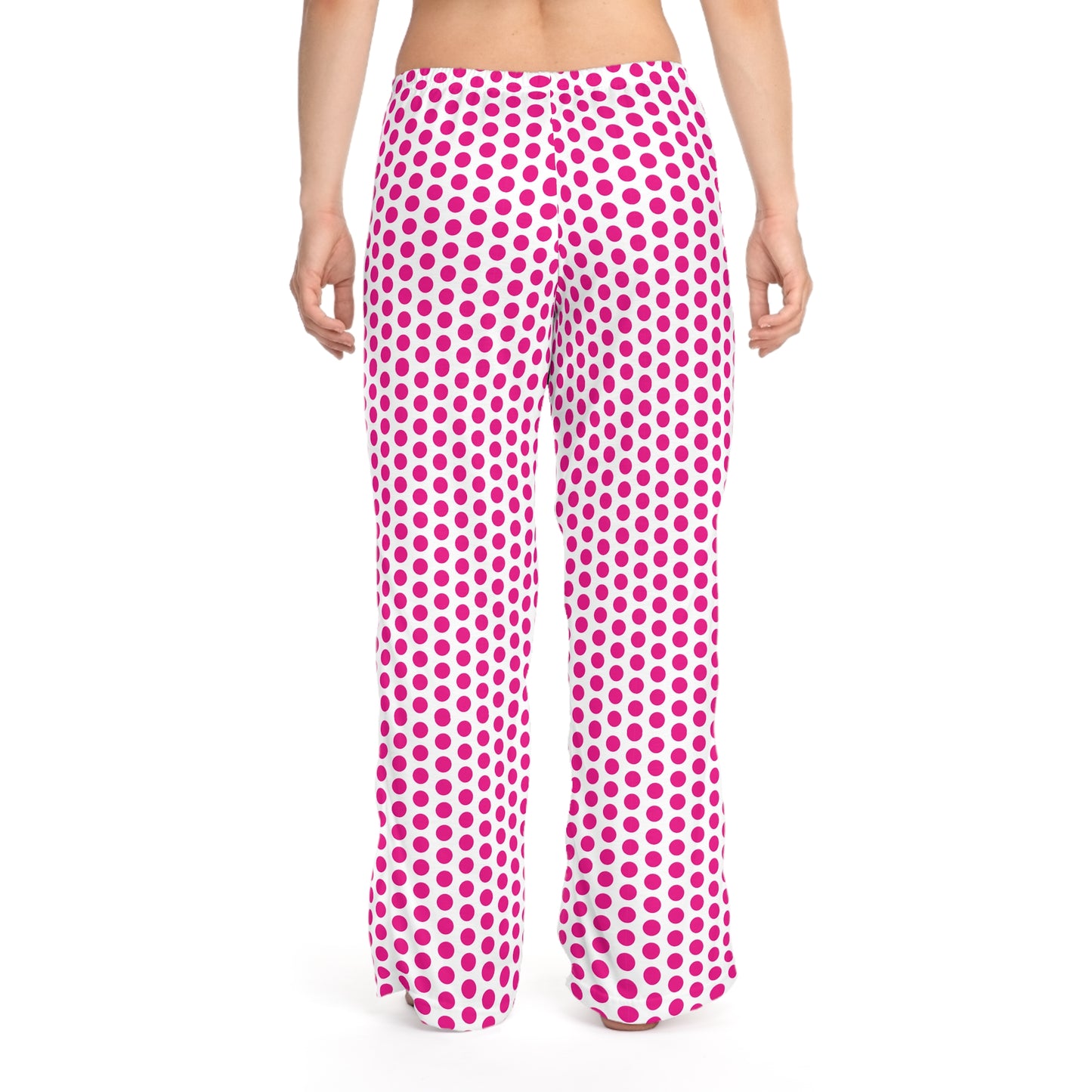 Women’s Pink Dots Drawstring Pajama Pants - I Love Your Faith Co.