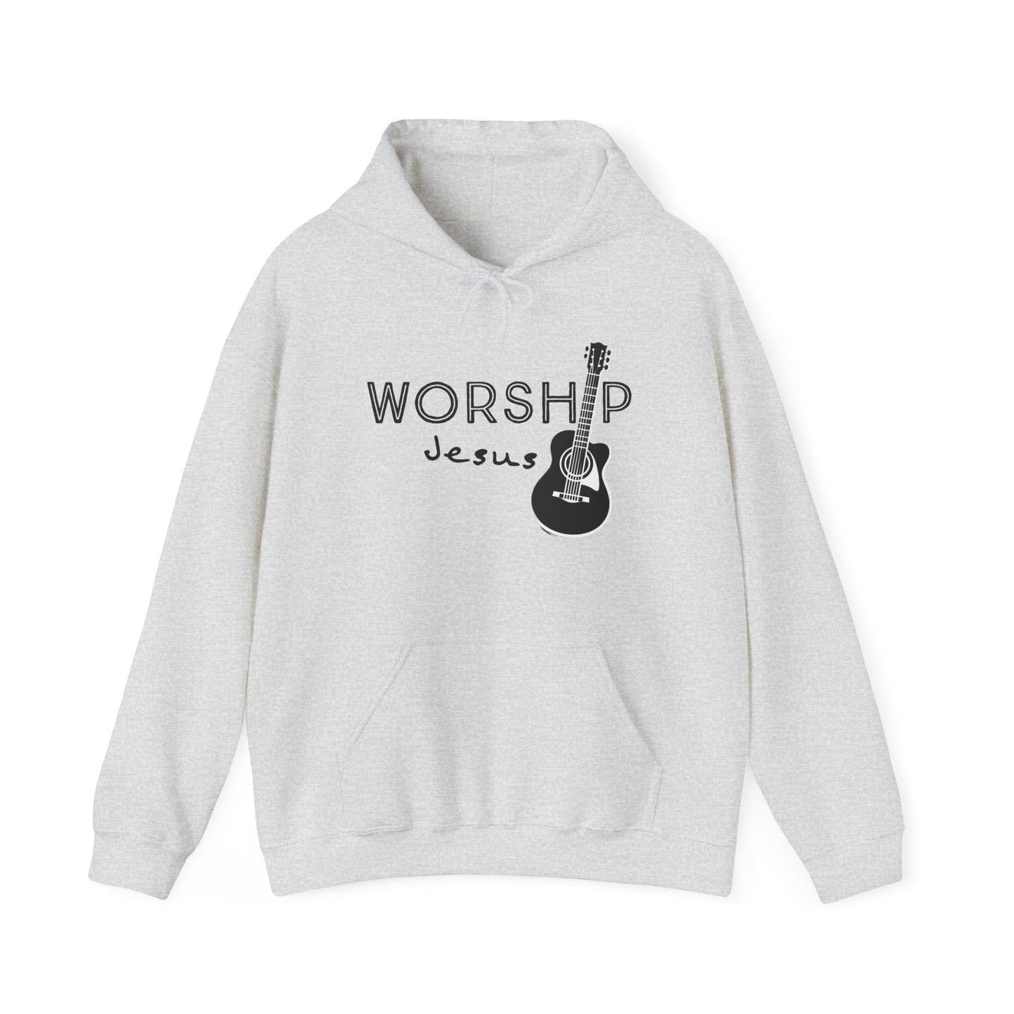 Unisex Worship Jesus Pullover Hoodie