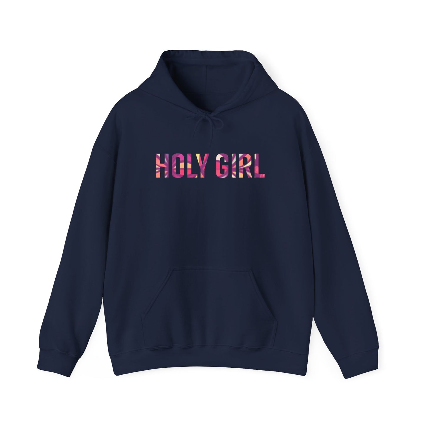 Holy Girl Hoodie – Faith-Inspired Cozy Pullover for Women