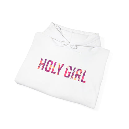 Holy Girl Hoodie – Faith-Inspired Cozy Pullover for Women