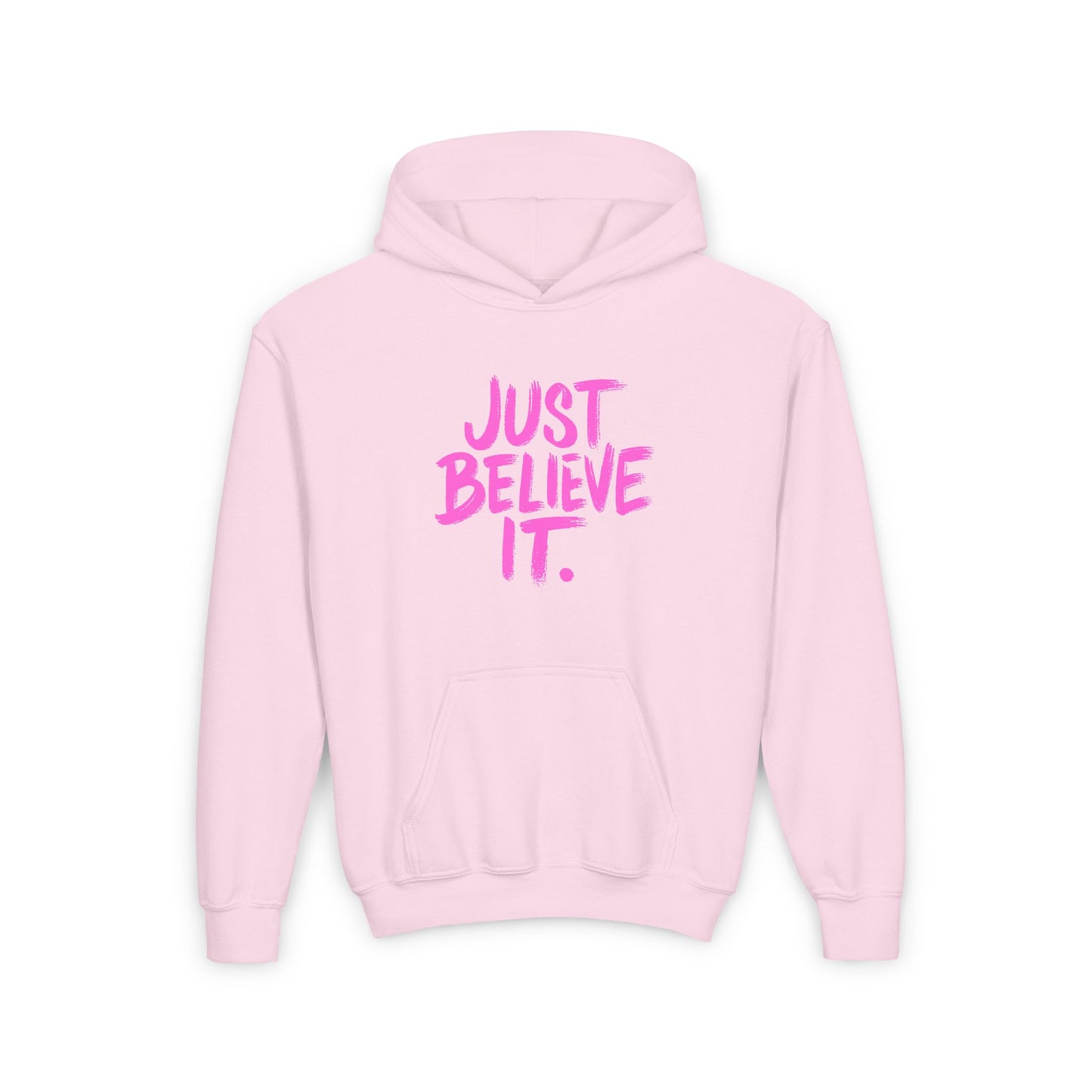 Youth Unisex Just Believe It Hoodie – Inspirational Faith-Based Hoodie