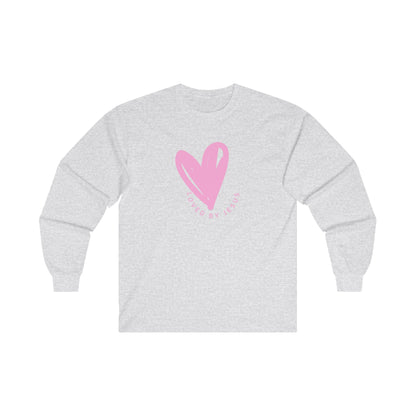 Loved by Jesus  Womens Jersey Long Sleeve Tee