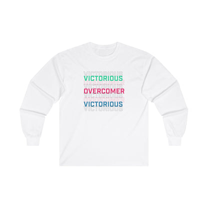 Victorious Overcomer Womens Jersey Long Sleeve Tee