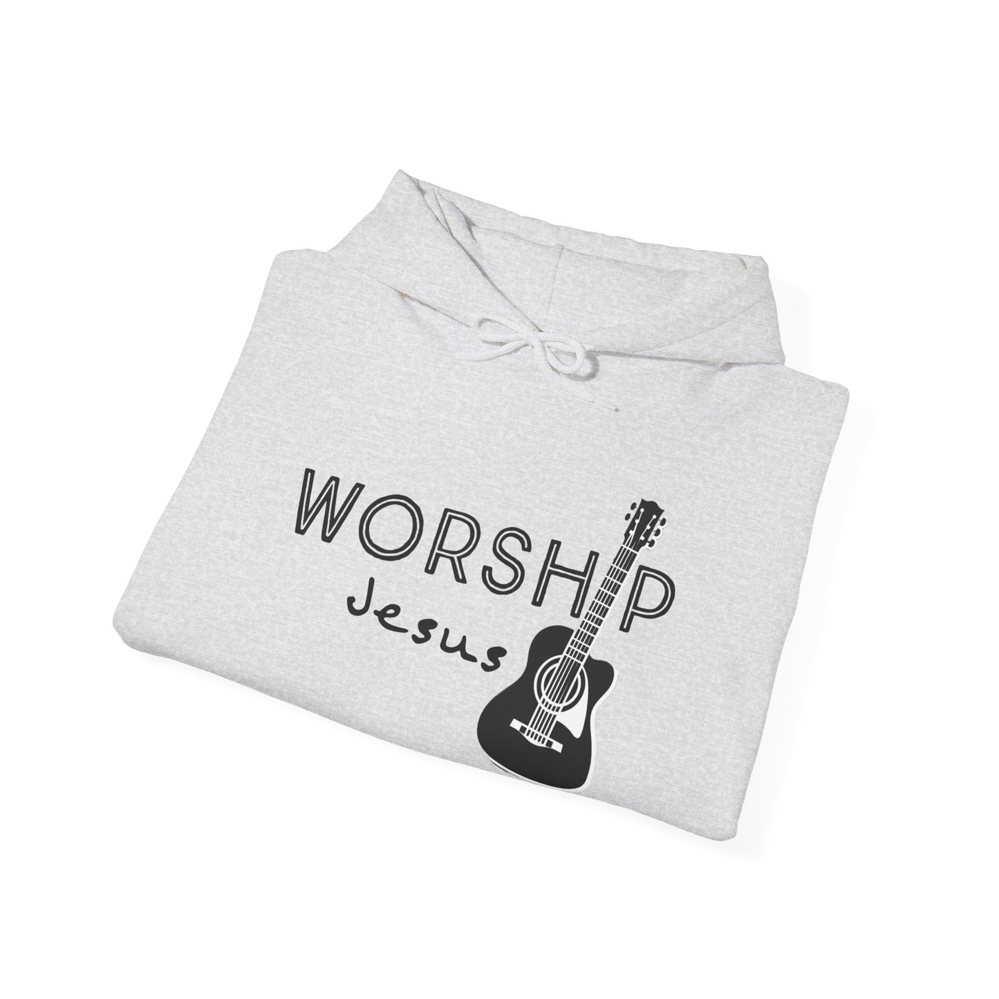 Unisex Worship Jesus Pullover Hoodie