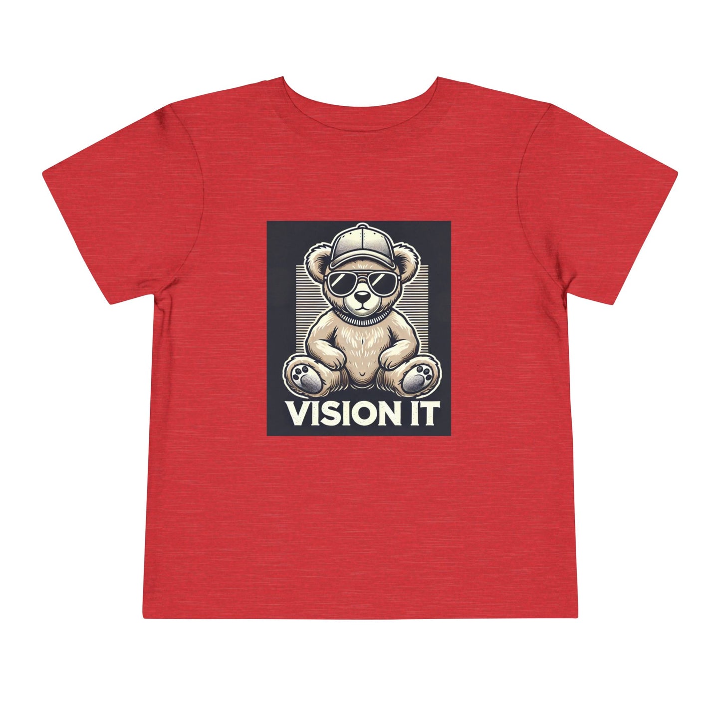 2T-6T Toddler, Vision It Toddler T-Shirt – Cool Bear Graphic Tee for Kids