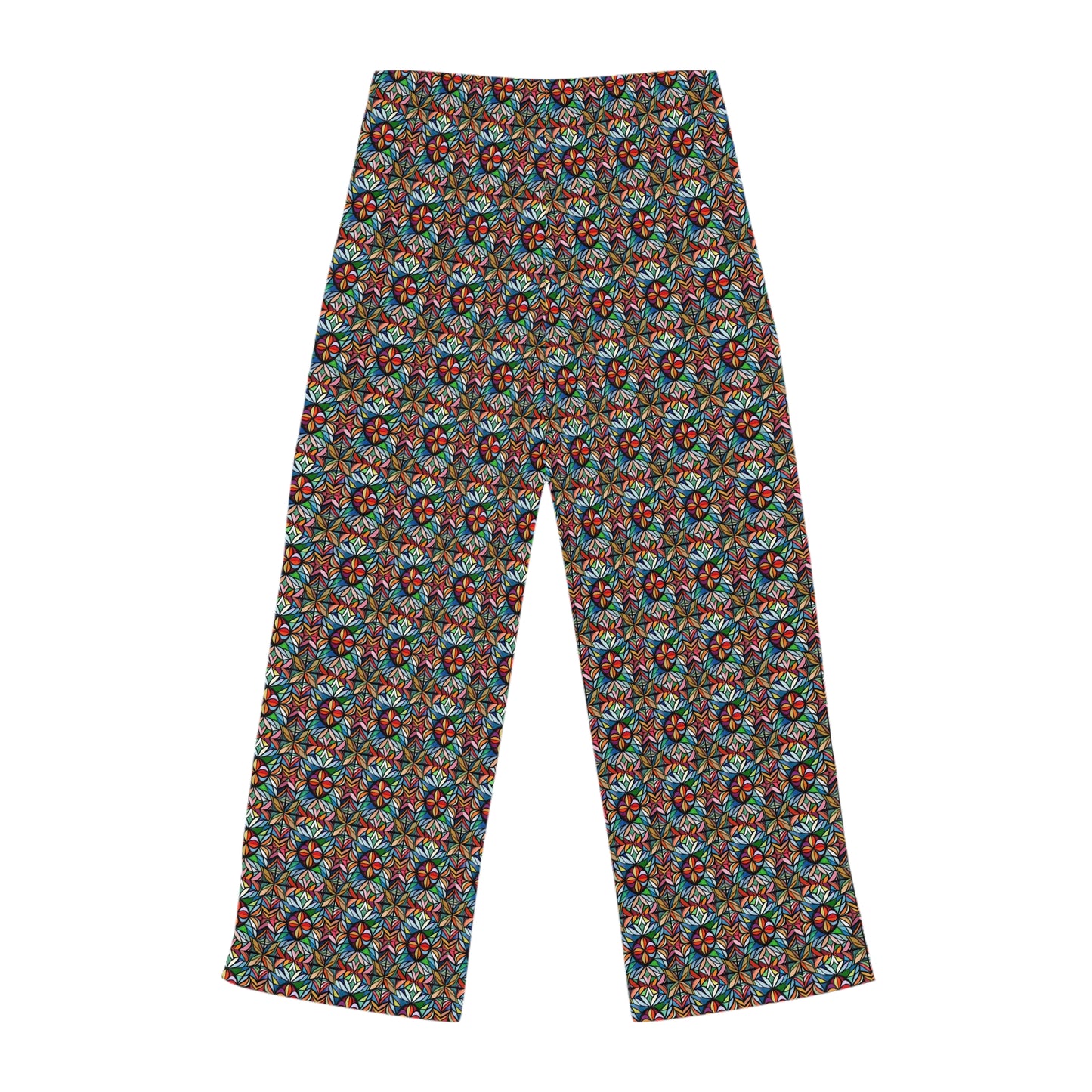 Women's Colorful Patterned Drawstring Pajama Pants Colorful Pattern - I Love Your Faith Co.