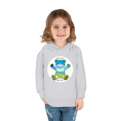 2T-6T Toddler Toddler ‘Bear Hugs and Jesus’ Hoodie – Cozy Christian Pullover