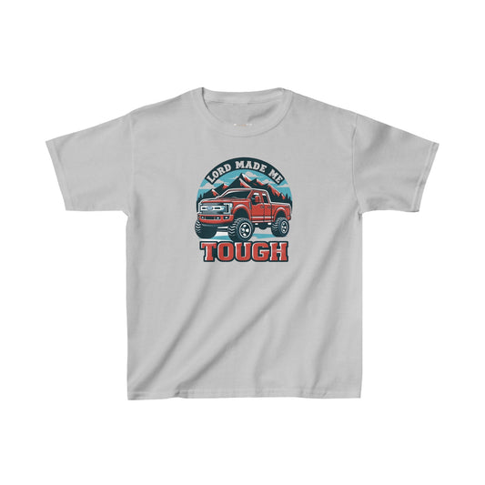 Boys  God Made Me Tough,  Jersey Tee - I Love Your Faith Co.