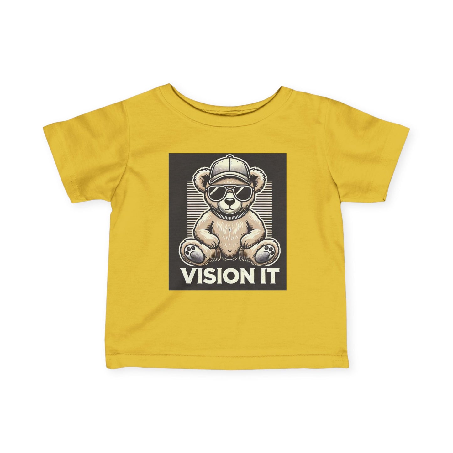 6M-24M Toddler, Vision It Toddler T-Shirt – Cool Bear Graphic Tee for Kids