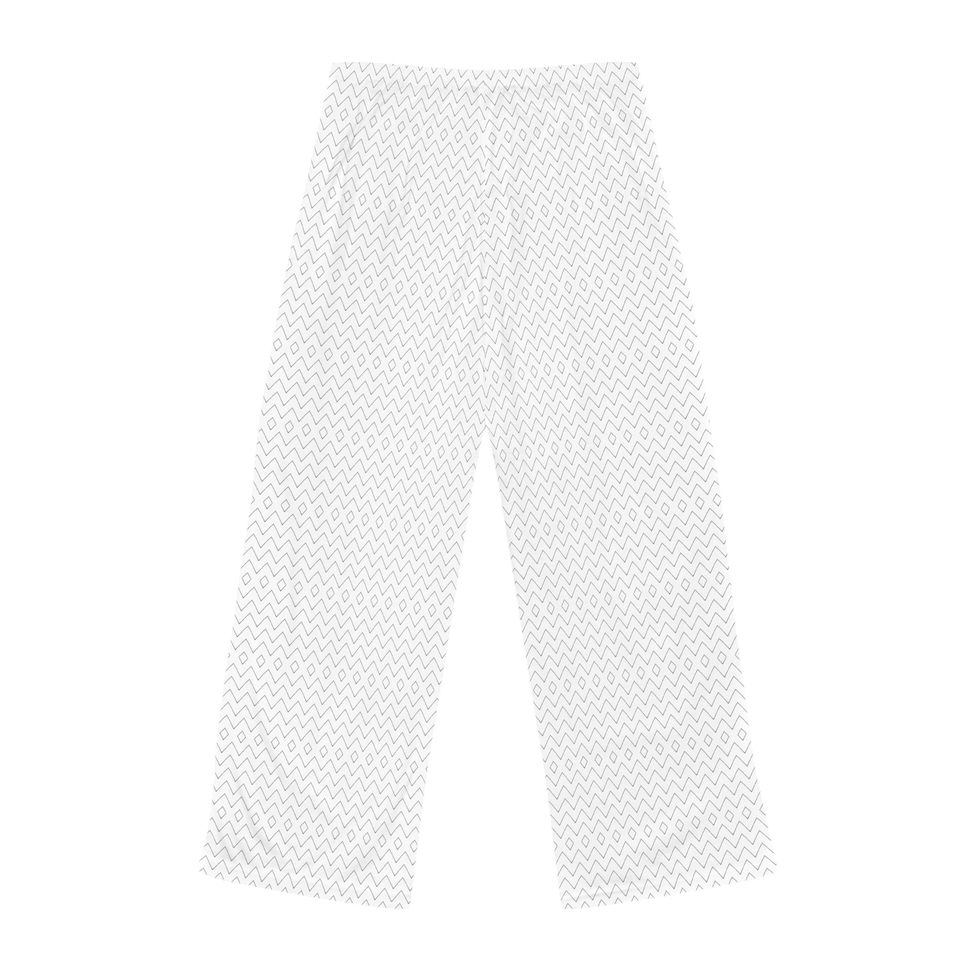 Women's Zig Zag and Diamonds Drawstring Pajama Pants - I Love Your Faith Co.