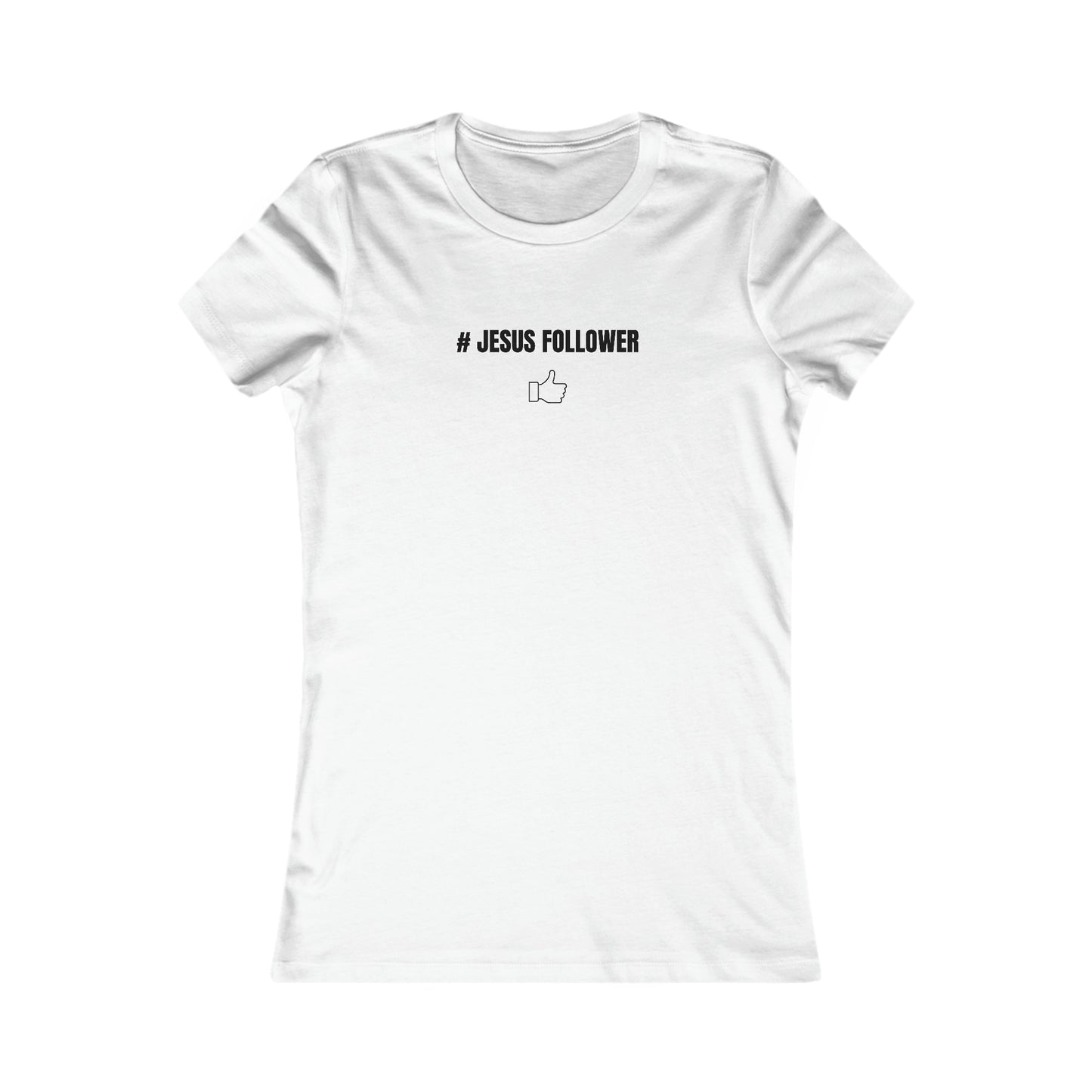 Jesus Follower Cotton Tee-White or Black - I Love Your Faith Co.