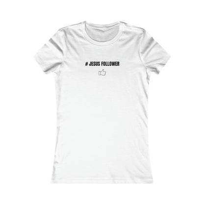 Jesus Follower Cotton Tee-White or Black - I Love Your Faith Co.