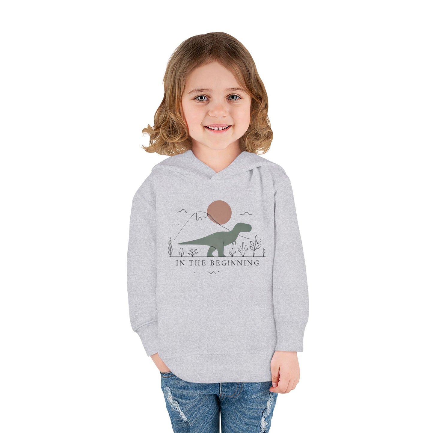 2T-6T Boys Toddler In The Beginning Pullover Fleece Hoodie