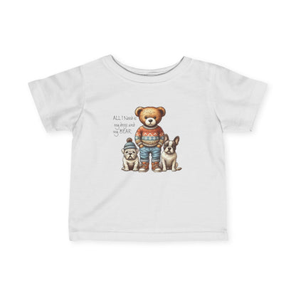 6M-24M Unisex Bear & Puppies Long Sleeve Tee