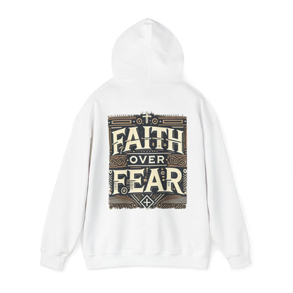 Unisex Faith Over Fear Unisex Hoodie - Inspirational and Stylish Hooded Sweatshirt