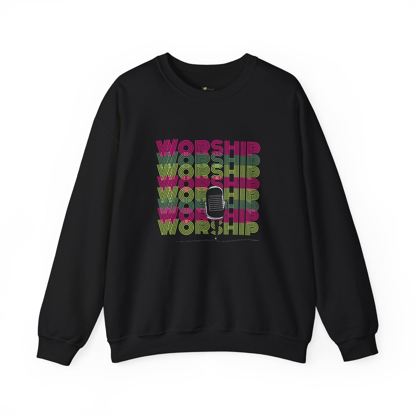 Worship and My Microphone Women's Sweatshirt