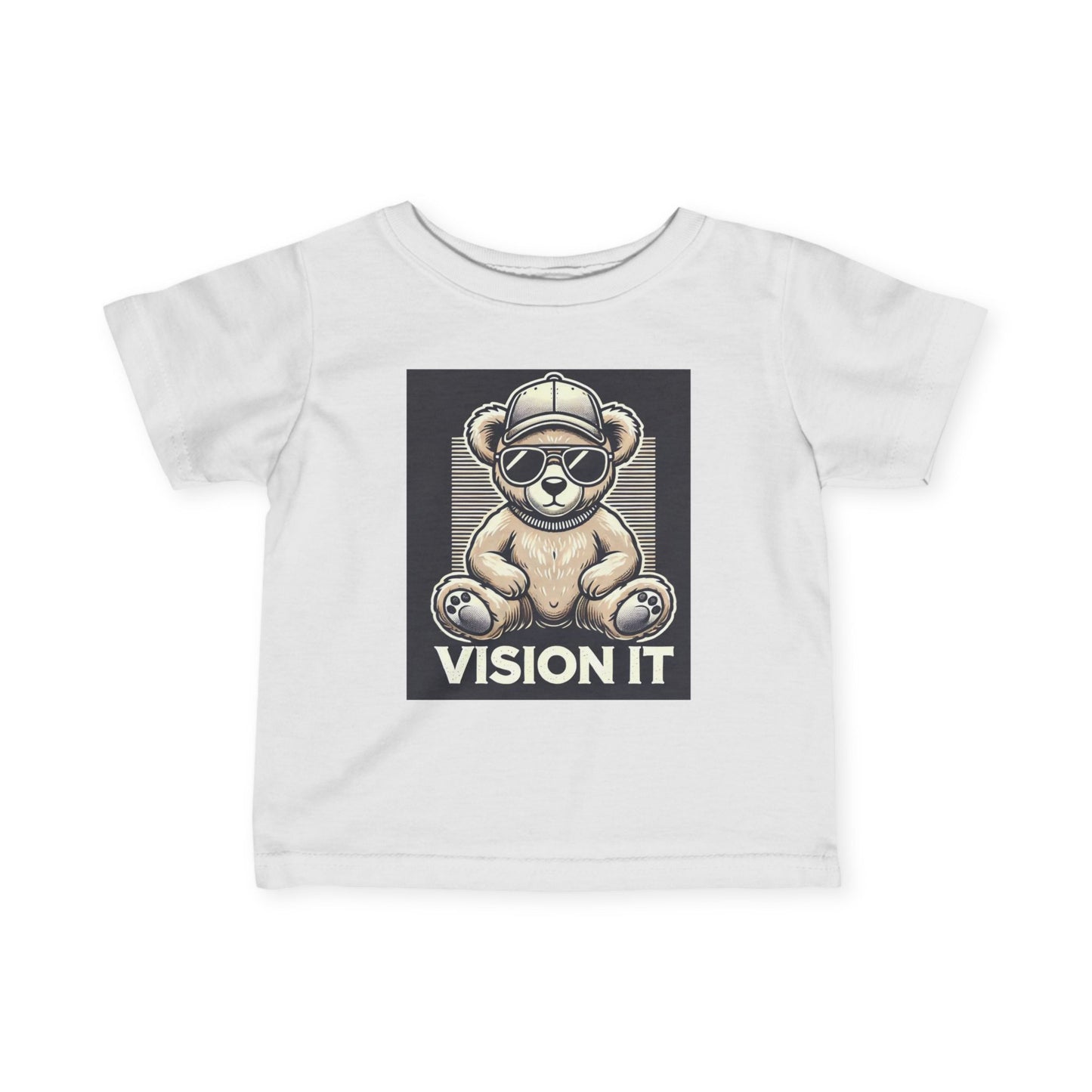 6M-24M Toddler, Vision It Toddler T-Shirt – Cool Bear Graphic Tee for Kids