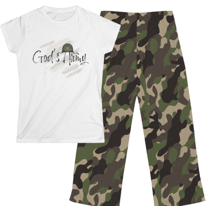 God's Army Camo Pajama Set – Comfortable and Faith-Inspired Sleepwear Bundle