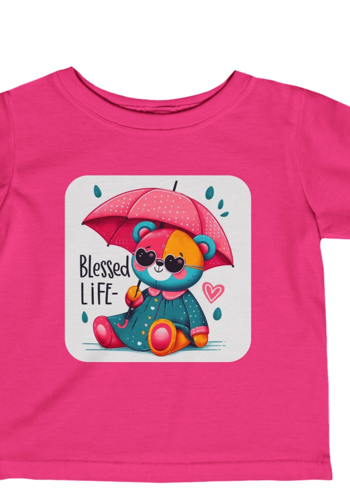 Infant-Toddler Blessed Life, Jersey Tee - I Love Your Faith Co.