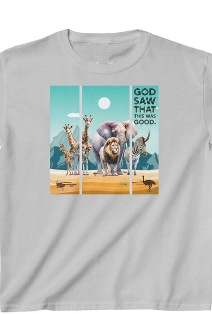 Boys God Saw This Was Good,  Jersey Tee - I Love Your Faith Co.