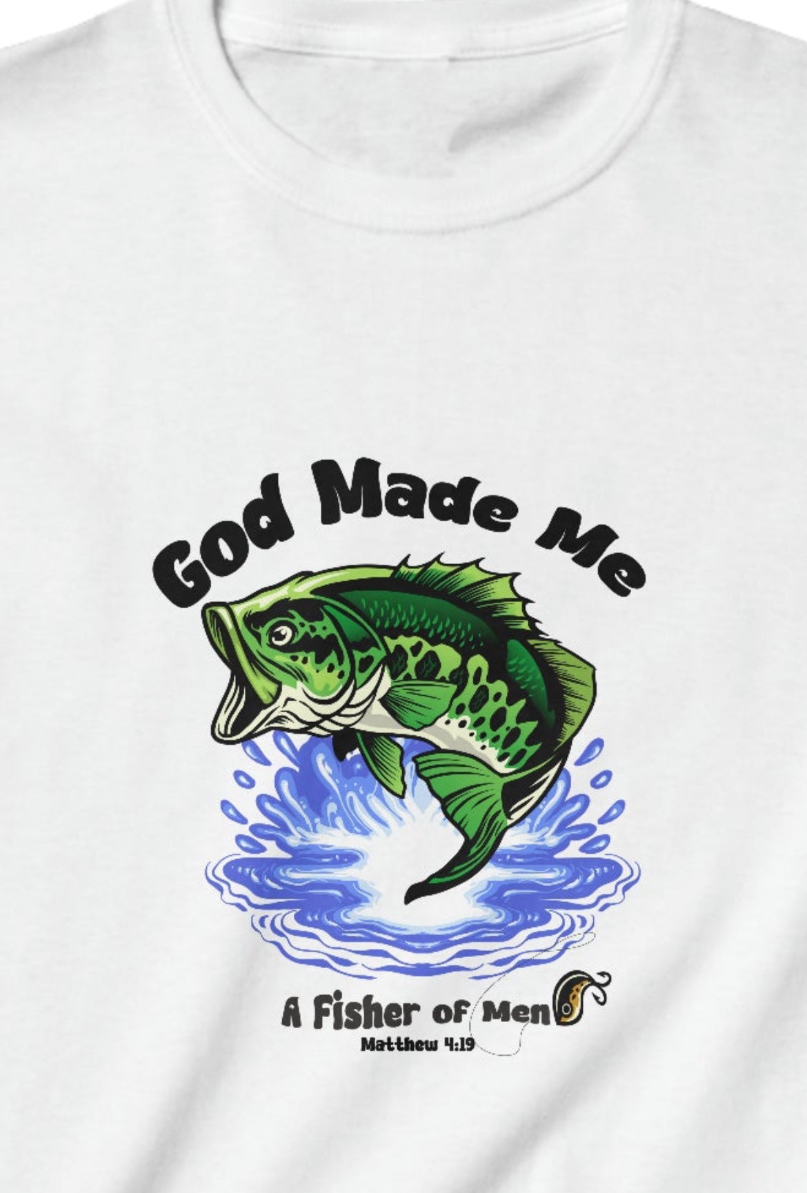 Jesus Made Me a Fisher Kids Cotton™ Tee - I Love Your Faith Co.