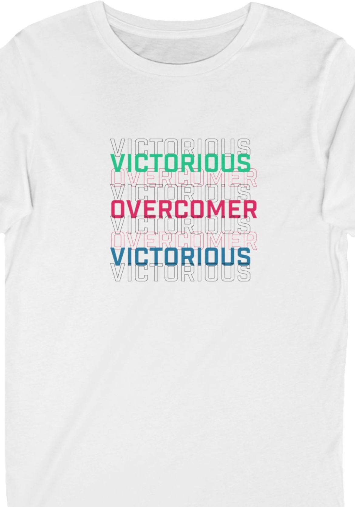 Victorious Overcomer Pajama Set – Inspirational Long Sleeve and Geometric Pants Bundle