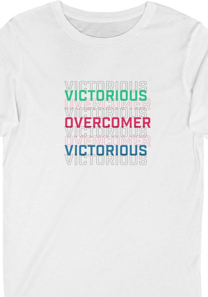 Victorious Overcomer Pajama Set – Inspirational Long Sleeve and Geometric Pants Bundle