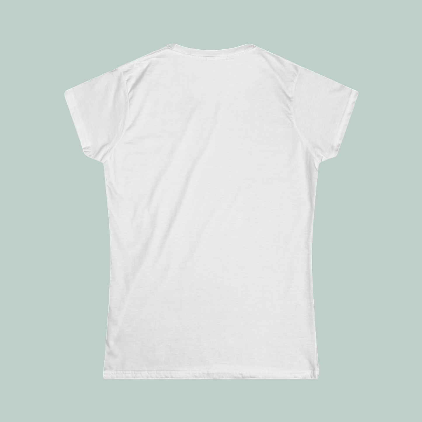 Walk By Faith Women's Softstyle Cotton Tee-White - I Love Your Faith Co.